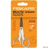 Kép 1/5 - Olló általános tapadásmentes 13cm FISKARS MicroTip Titanium fehér