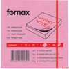 Kép 1/2 - Öntapadós jegyzettömb 75x75 Fornax neon rózsaszín 80 lap