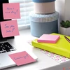 Kép 2/2 - Öntapadós jegyzettömb Info Notes 75x75 mm 80 lapos élénk pink