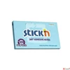 Kép 1/8 - Öntapadós jegyzettömb Stick N 76x127 mm, 100 lap, 360, kék