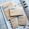 Kép 2/9 - Öntapadós jegyzettömb Stick N 76x127 mm, 100 lap, Kraft Notes, barna