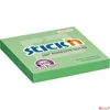 Kép 1/8 - Öntapadós jegyzettömb Stick N 76x76 mm, 100 lap, 360, zöld