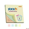 Kép 1/4 - Öntapadós jegyzettömb Stick N 76x76 mm, 100 lap, pasztell színek