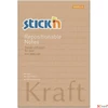 Kép 1/5 - Öntapadós jegyzettömb Stick N vonalas,150x101 mm, 100 lap, Kraft Notes