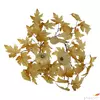 Kép 2/2 - Selyemvirág - művirág Koszorú leveles, tökkel, 48 cm, sárga
