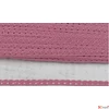 Kép 1/2 - Szalag csipke old pink 1cmx91, 44m. Pamut Szalag csipke old pink