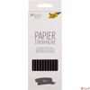 Kép 1/5 - Papír szívószálak 20cm 25db/csomag fekete