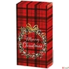 Kép 1/2 - Papírzsebkendő Ambiente Christmas Plaid Red 4 rétegű, 10db/cso.