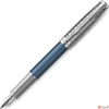 Kép 1/4 - Parker Royal Sonnet töltőtoll PREMIUM 18K METÁL KÉK, EZÜST KLIPSZ 2119743