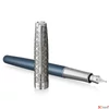 Kép 4/4 - Parker Royal Sonnet töltőtoll PREMIUM 18K METÁL KÉK, EZÜST KLIPSZ 2119743