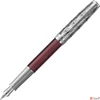 Kép 1/4 - Parker Royal Sonnet töltőtoll PREMIUM 18K METÁL PIROS, EZÜST KLIPSZ 2119650