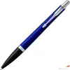 Kép 2/4 - Parker Urban golyóstoll matt kék tolltest ezüst klipszes-nyomógombos toll