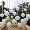 Kép 1/2 - Party lampion dekor gömb papír, csipkés 30cm