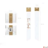 Kép 2/4 - Party Vállszalag fehér Team Bride, 75cm rose gold betűkkel