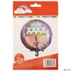 Kép 2/2 - Partylufi fólia Happy Birthday, tortás,lila 18"/45cm