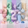 Kép 2/3 - Partylufi fólia szív, 45 cm, halvány zöld