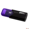 Kép 1/3 - Pendrive 128GB USB 45718 EMTEC B110 Click Easy fekete-lila