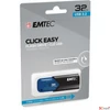 Kép 3/3 - Pendrive 32GB USB 45718 EMTEC B110 Click Easy fekete-kék