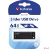 Kép 1/2 - Pendrive 64GB Verbatim USB 2.0 Slider fekete UV64GSF