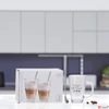 Kép 2/2 - Pohár kávéspohár kanállal, Latte Macchiato üveg