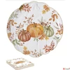 Kép 2/4 - Porcelán tálca Harvest 27cm tökformájú dobozban