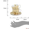 Kép 5/6 - Porceláncsésze+alj 270ml Életfa 2 személyes dobozban