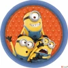 Kép 1/2 - Party tányér papír 18cm Minions 8db/cs. R997971