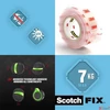 Kép 2/4 - Ragasztószalag 3M Scotch áttetsző, kétoldalas, 19 mm x 1,5 m Transparent
