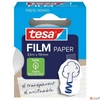 Kép 1/3 - Ragasztószalag Tesa írható, papír, 19 mm x 33 m Tesafilm, átlátszó