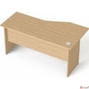 Kép 2/3 - Íróasztal Mayah SV-24 íves, balos, laplábbal, 160x80 cm, Freedom SV-24", kőris