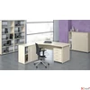 Kép 2/3 - Íróasztal íves baloslaplábbal 160x80cm MAYAH Freedom SV-24 juhar