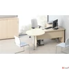 Kép 3/3 - Íróasztal íves baloslaplábbal 160x80cm MAYAH Freedom SV-24 juhar
