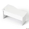 Kép 3/5 - Íróasztal íves jobboslaplábbal 160x80cm MAYAH Freedom SV-23 fehér