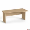 Kép 1/3 - Íróasztal íves jobboslaplábbal 160x80cm MAYAH Freedom SV-23 kőris