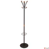 Kép 1/2 - Ruhafogas Orione fekete váz 5 db fagombbal, 180 cm