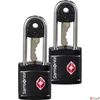 Kép 1/3 - Samsonite biztonsági lakat Travell Accessor key lock tsa x2 121294/1041 Fekete