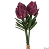 Kép 2/4 - Selyemvirág művirág 40cm Cynara lila 7x7x40cm articsóka DST5 élthű
