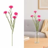 Kép 1/2 - Selyemvirág - művirág 70cm Centaurea rózsaszín12x12x70cm SDDST5 búzavirág élethű