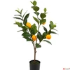 Kép 3/3 - Selyemvirág - művirág 70cm citrus citrom citromsárga 33x28x70cm SDDST5 élthű