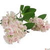 Kép 3/3 - Selyemvirág művirág Fatsia japonica pink DST53