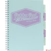 Kép 3/3 - Spirálfüzet A4 Pukka Pad pasztell Project Book 100lap vonalas Irodai füzetek Pukka Pad 8630-PST