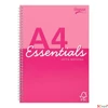 Kép 1/4 - Spirálfüzet A4 vonalas 80 lap, PUKKA PAD Unipad Essentials Jotta, vegyes