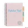 Kép 6/7 - Spirálfüzet A5 vonalas 100lap PUKKA PAD "Pastel project book" vegyes szín