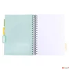 Kép 2/4 - Spirálfüzet B5 vonalas PUKKA PAD Study book, szürke