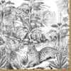 Kép 1/2 - Szalvéta 33x33cm 20db-os, Retro Jungle