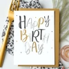 Kép 2/2 - Szalvéta 33x33cm Birthday celebration green 20db-os