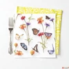 Kép 2/2 - Szalvéta 33x33cm Butterfly garden white 20db-os