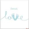 Kép 1/2 - Szalvéta Ambiante Sweet Love Boy papírszalvéta 33x33cm,20db-os