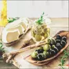 Kép 2/2 - Szalvéta Ambiente Olives and Cheese 25x25cm 20db/csomag