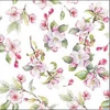 Kép 1/3 - Szalvéta Ambiente spring blosom white 25x25 3rétegű, 20db/csomag 12518160